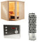 Sentiotec Sauna Komplettset Komfort Corner | ARI | 5 Pers.