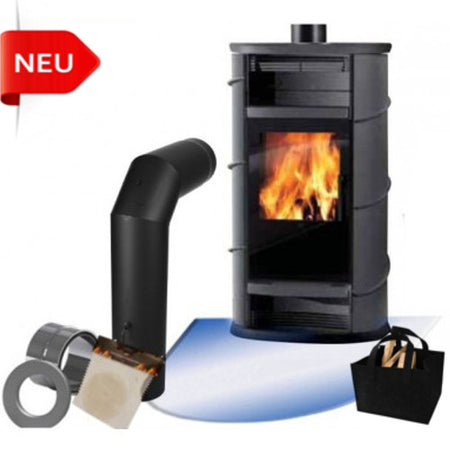 Kaminofen Lux Luftheizer 9 kW Edilkamin Warmluftofen