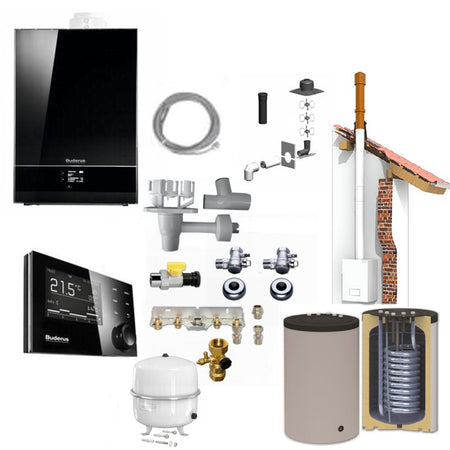 Buderus Gasheizung Logamax plus GB192i Komplettpaket