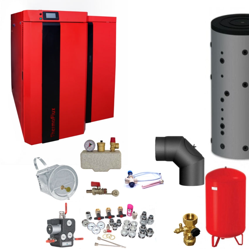 ThermoFlux Kombikessel | Pid Logic Kombi 25 kW | Komplettset 2 | Klimaworld.com