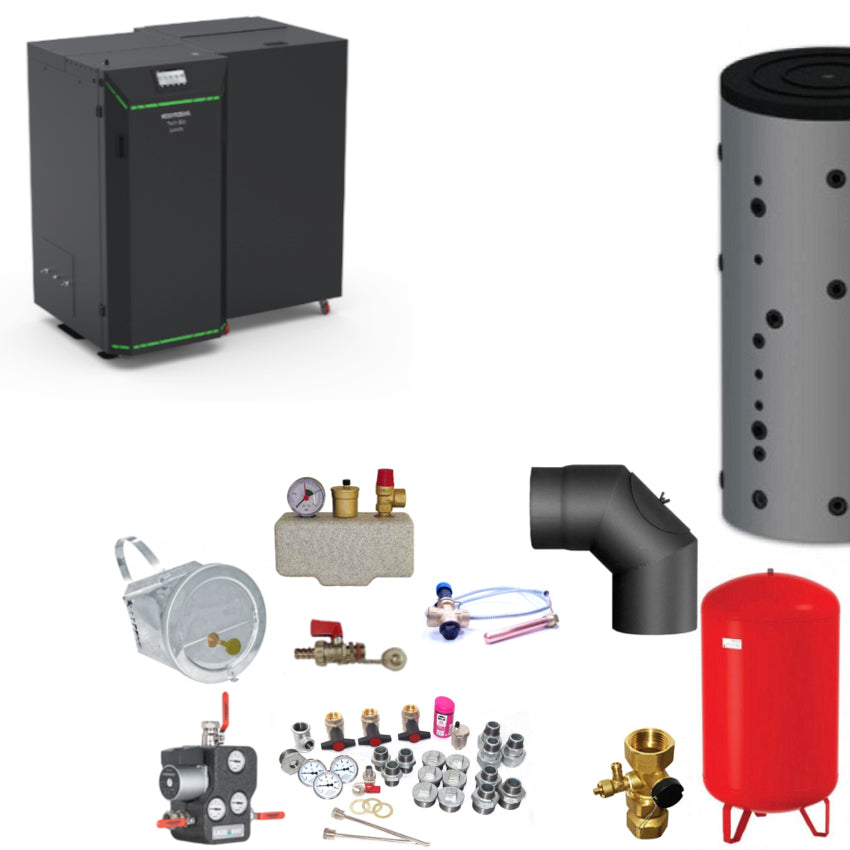 Kostrzewa Pelletkessel | Bio Luxury Compact 16 kW | Komplettset 2