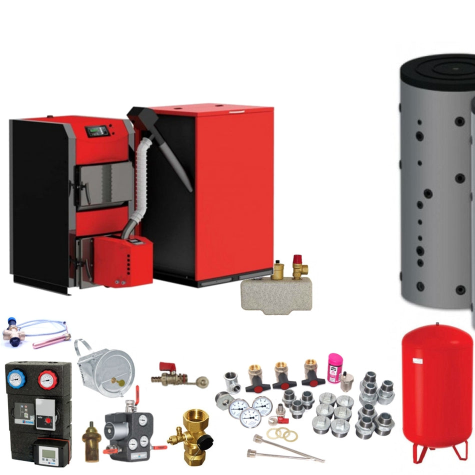Pellets-Holz-Kombikessel HKK Active 30 Bioflux 25 - 25 kW Komplettset 3
