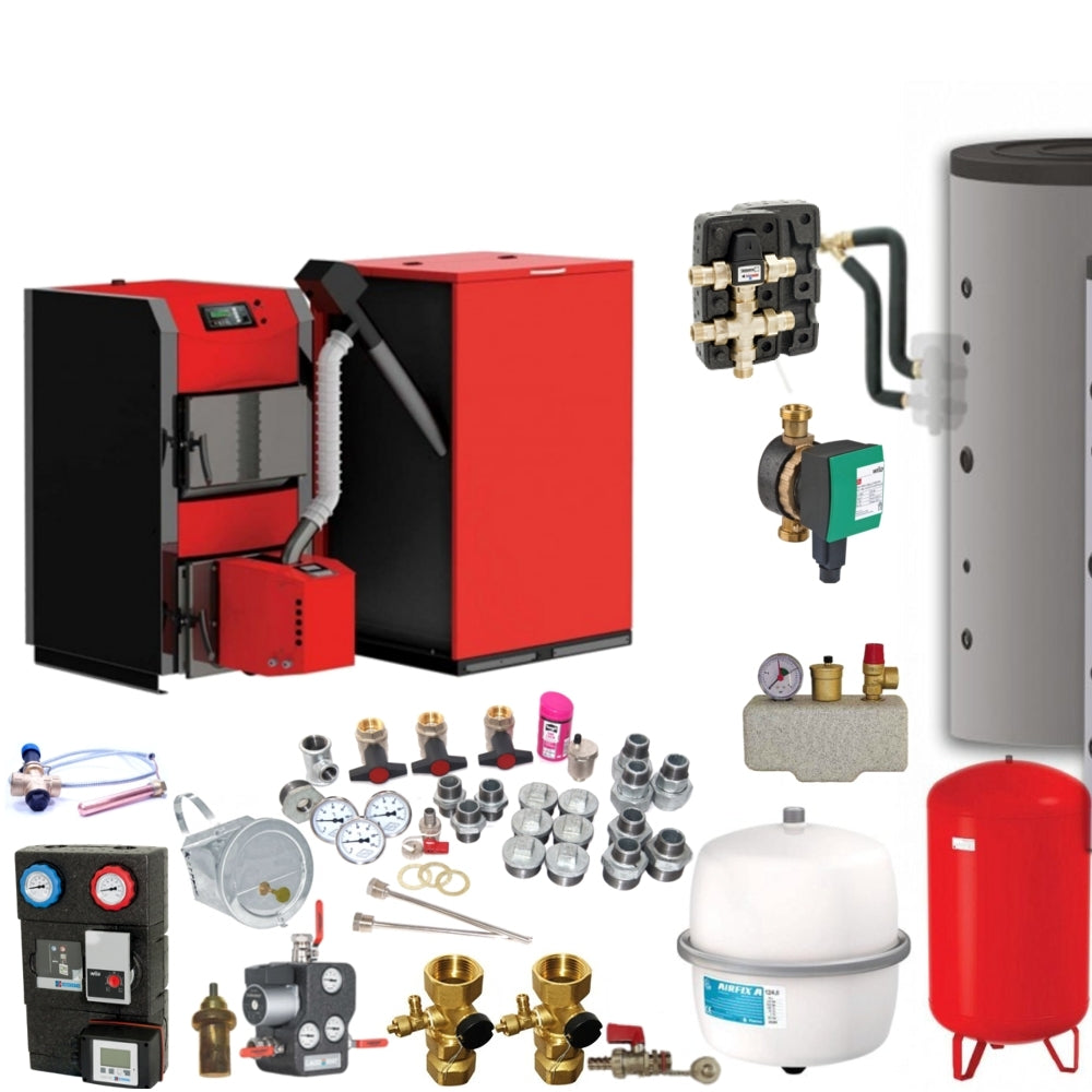 Pellets-Holz-Kombikessel HKK Active 110 Bioflux 90 - 80 kW Komplettset 5
