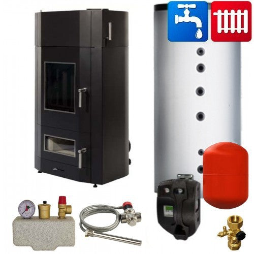 Wasser Holzvergaserofen JUPO Lohengrin Juratherm 18,5 kW Hygiene SET-1