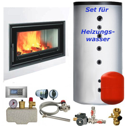 Wasserkamin durchsicht Twin 8 N Aquatic 14,5 kW BEF Home Set 1