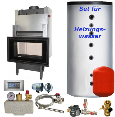 Wassergeführter Kamin AQUATIC WH 650 10 kW BEF Home Set 1