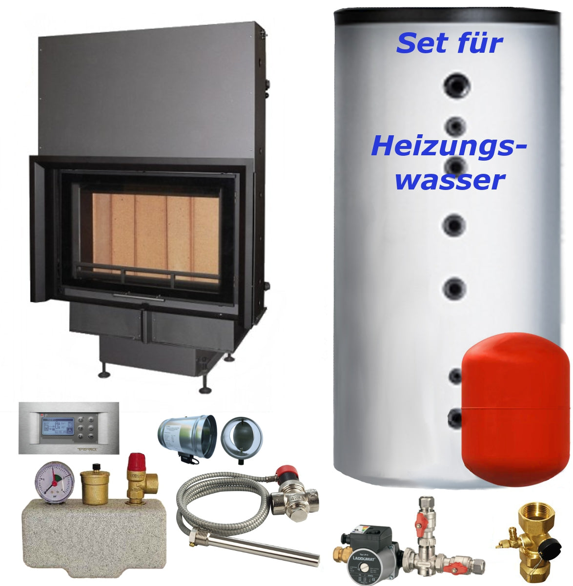 Wasserkamin Aquatic WH 750 V 14,5 kW BEF Home Set 1