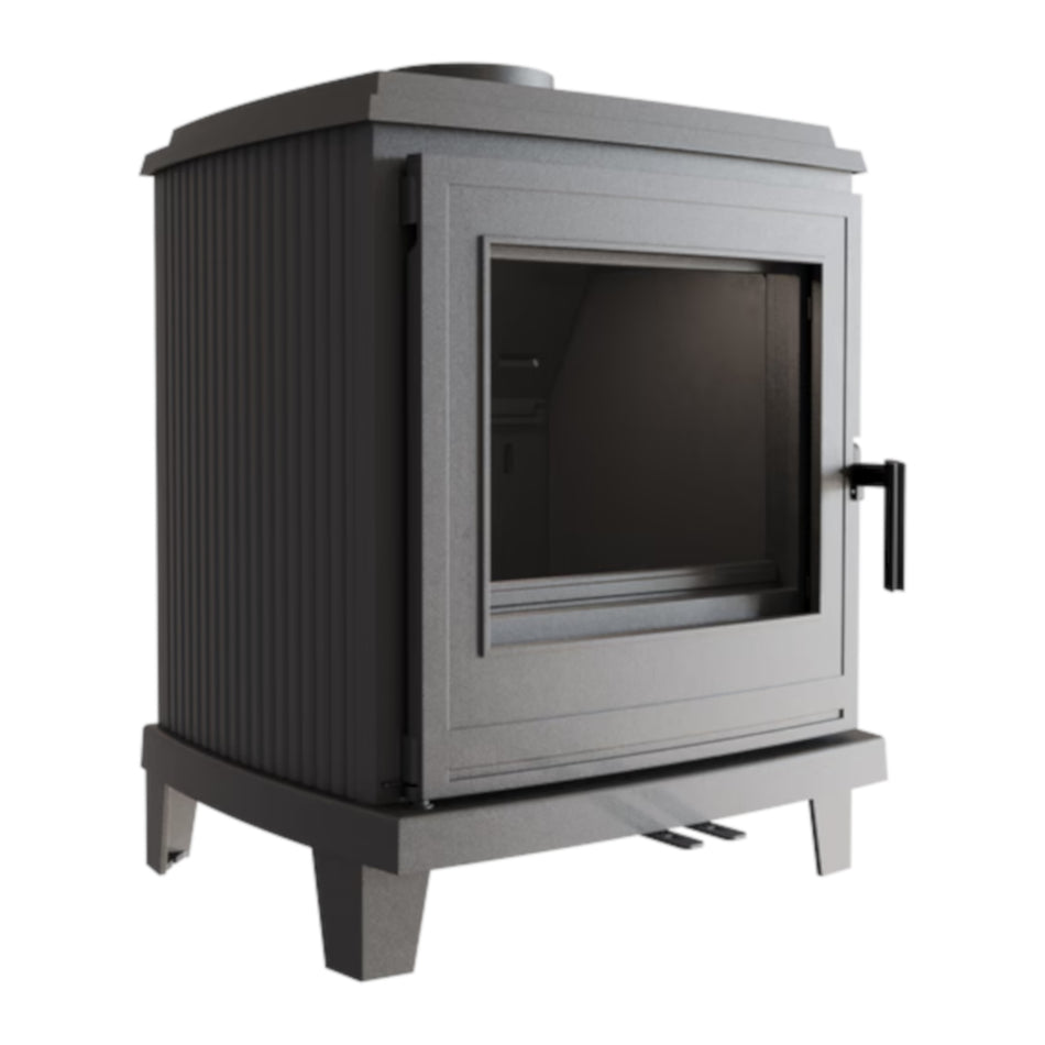 Kratki Kaminofen | KOZA/K11 | Gusseisen | mit Türfeder | 6 kW | klimaworld.com