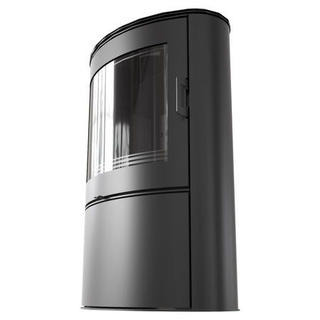 Kratki Kaminofen Koza AB S/2/BLACK | gebogene Scheibe | 10 kW
klimaworlv.com