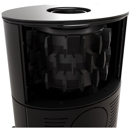 Kratki Kaminofen Koza Rollo Black Detail | klimaworld.com