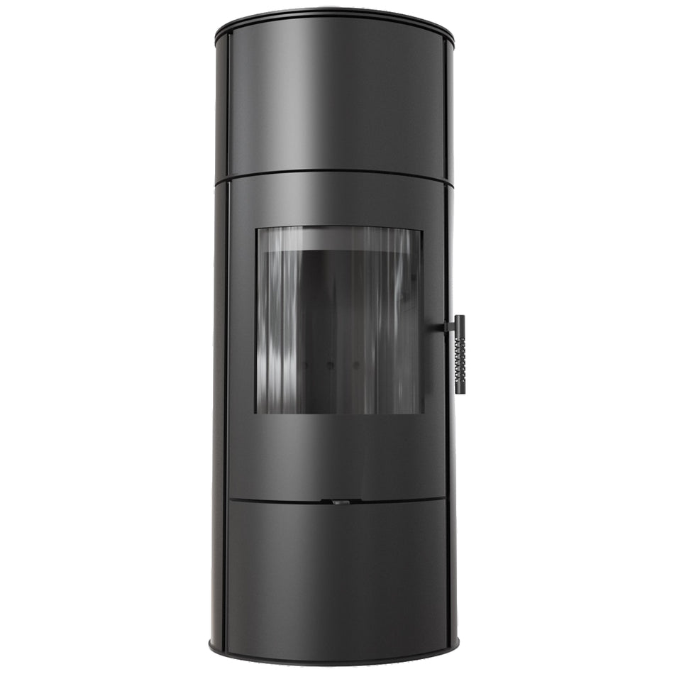 Kratki Kaminofen Koza Rollo Black Front | klimaworld.com