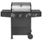 JUSTUS | Kratos | Gasgrill mit schwarzer Korpus Stahl-Frontblende | 3 x 3,5 kW + 1 x 3,8 kW