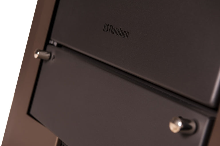 HS-Flamingo Kaminofen Espo II in Braun | klimaworld.com