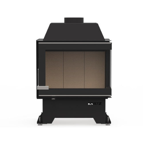 KRETZ | Kamineinsatz F107 | Eckscheibe rechts | Stahl | 10 kW  ➔ klimaworlv.com