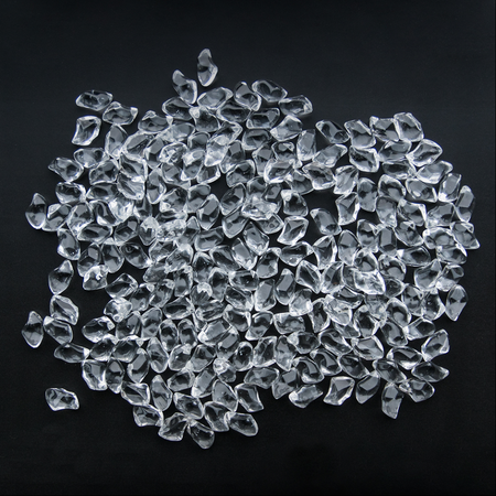 Kratki dekorative Steine transparent für Biokamin | 1 kg | ZFS01N