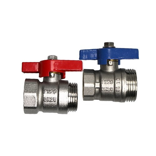 Maincor MFL Kugelhahn Set für Verteiler | 3/4'' IG x 1'' AG ➔ klimaworlv.com