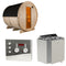 Sentiotec Sauna Komplettset Kuusi 220 | Viking Combi | 6 Pers.