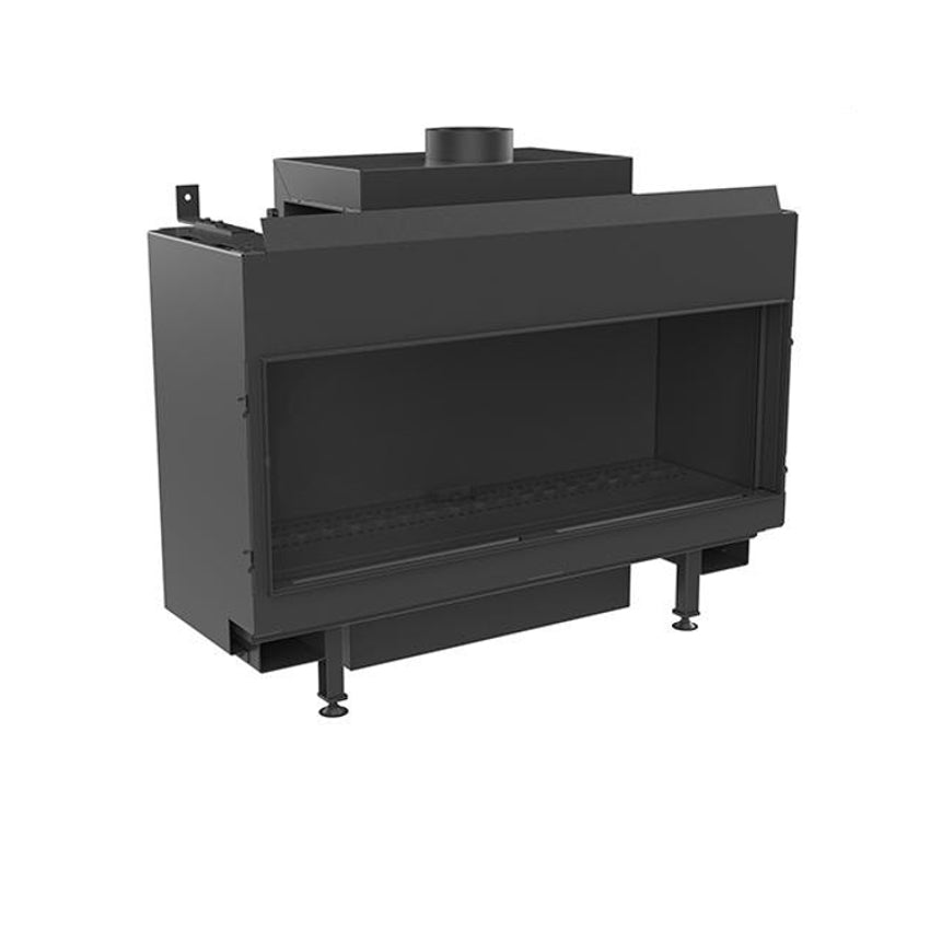 Kratki Gaskamin | Kamineinsatz gerade | LEO 100 | 9 kW | Erdgas
