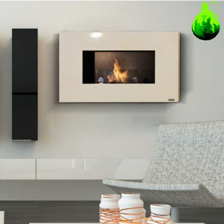 Biokamin Bio-Ethanol Wandkamin Leonardo