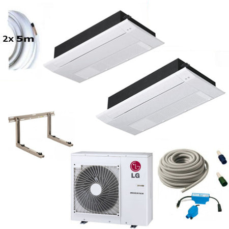 Klimaanlage Komplettset Multisplit LG 1-Weg Kassette 2x3,5kW