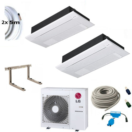 Klimaanlage Komplettset Multisplit LG 1-Weg Kassette 2x3,5kW