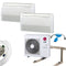 Klimaanlage Komplettset Multisplit LG Truhen-Deckengerät 2x2,6 kW