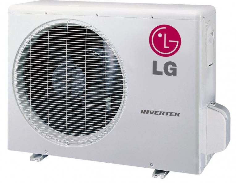 Klimaanlage Komplettset Multisplit LG Truhen-Deckengerät 2x2,6kW 