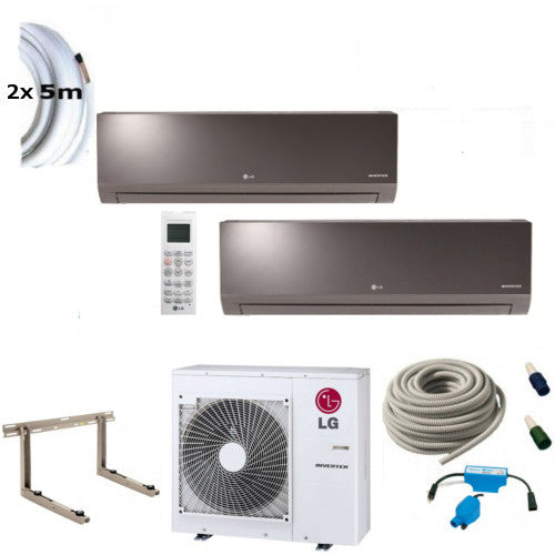 Klimaanlage Komplettset Multisplit LG Energy Wandgeräte 2x7,0kW 
