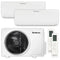 Buderus Multisplit Klimaanlage Set | Logacool AC166i.3 | 2,6 kW + 2,6 kW