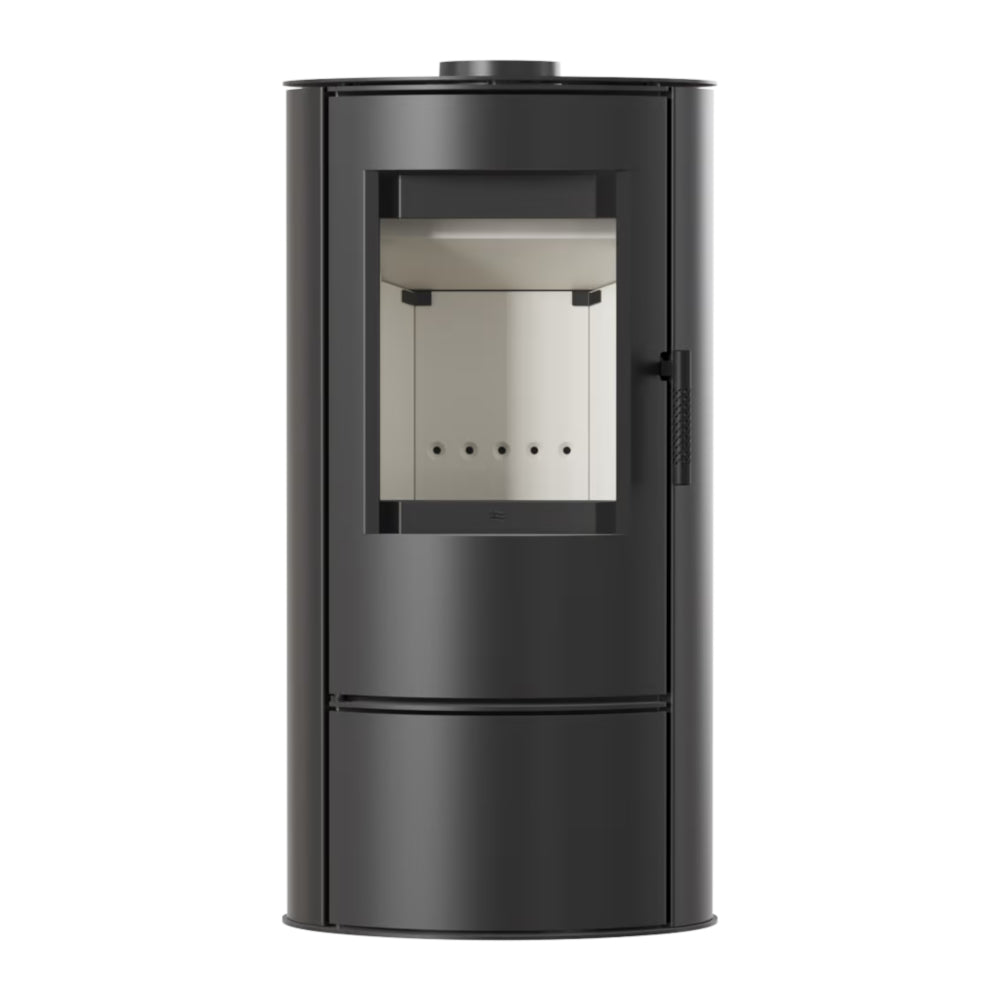 ILDNORD | Kaminofen | LOKI/PF | 5,5 kW | weißer Brennraum | frontal |  klimaworld.com