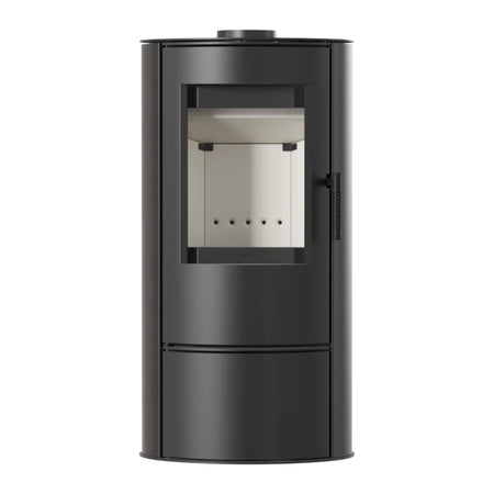 ILDNORD | Kaminofen | LOKI/PF | 5,5 kW | weißer Brennraum | frontal |  klimaworld.com