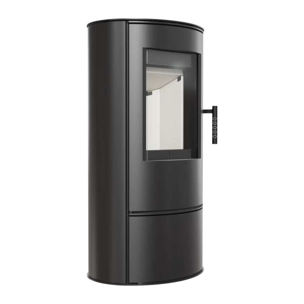 ILDNORD | Kaminofen | LOKI/PF | 5,5 kW | weißer Brennraum | seitlich | klimaworld.com