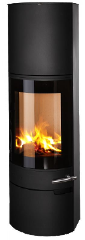 Kaminofen LOVERO, schwarz lackiert 8 kW 