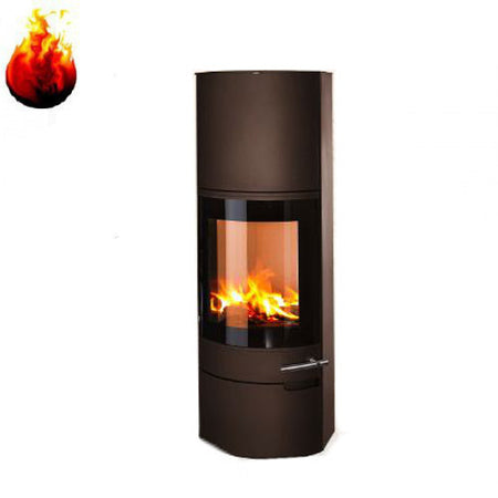 Kaminofen LOVERO, braun lackiert 8 kW 