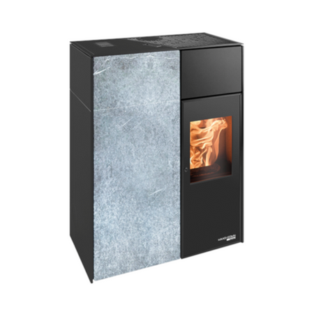 Haas+Sohn | Pelletofen HSP 8 LUCCA-II-RLU, Serpentino | 8kW