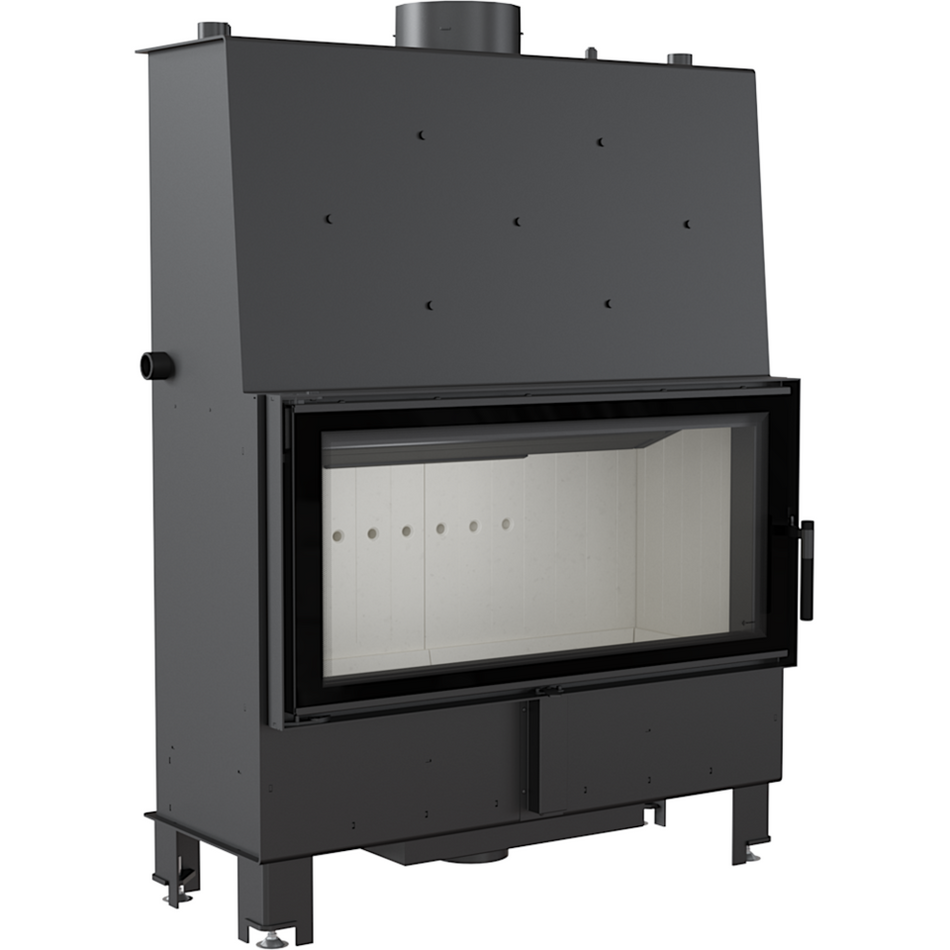 Kratki wasserführender Kamineinsatz Lucy PW 20 | 20 kW | LUCY/PW/20/W ➔ klimaworlv.com