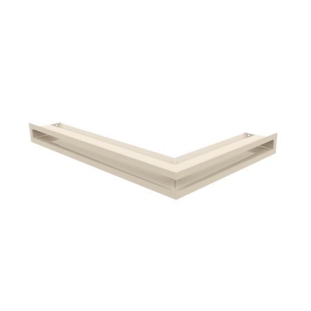 Kratki Eckluftleiste 45S links | 600x400 mm Winkel x 60 mm | creme