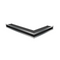 Kratki Eckluftleiste 45S links | 600x400 mm Winkel x 60 mm | geschliffen