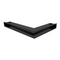 Kratki Eckluftleiste 45S links | 766x547 mm Winkel x 90 mm | schwarz