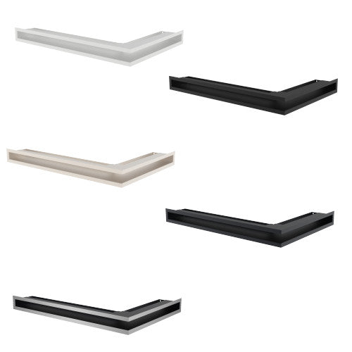 Eckluftleiste Luftleiste Lüftungsgitter in 5 Farben 547x766x60mm