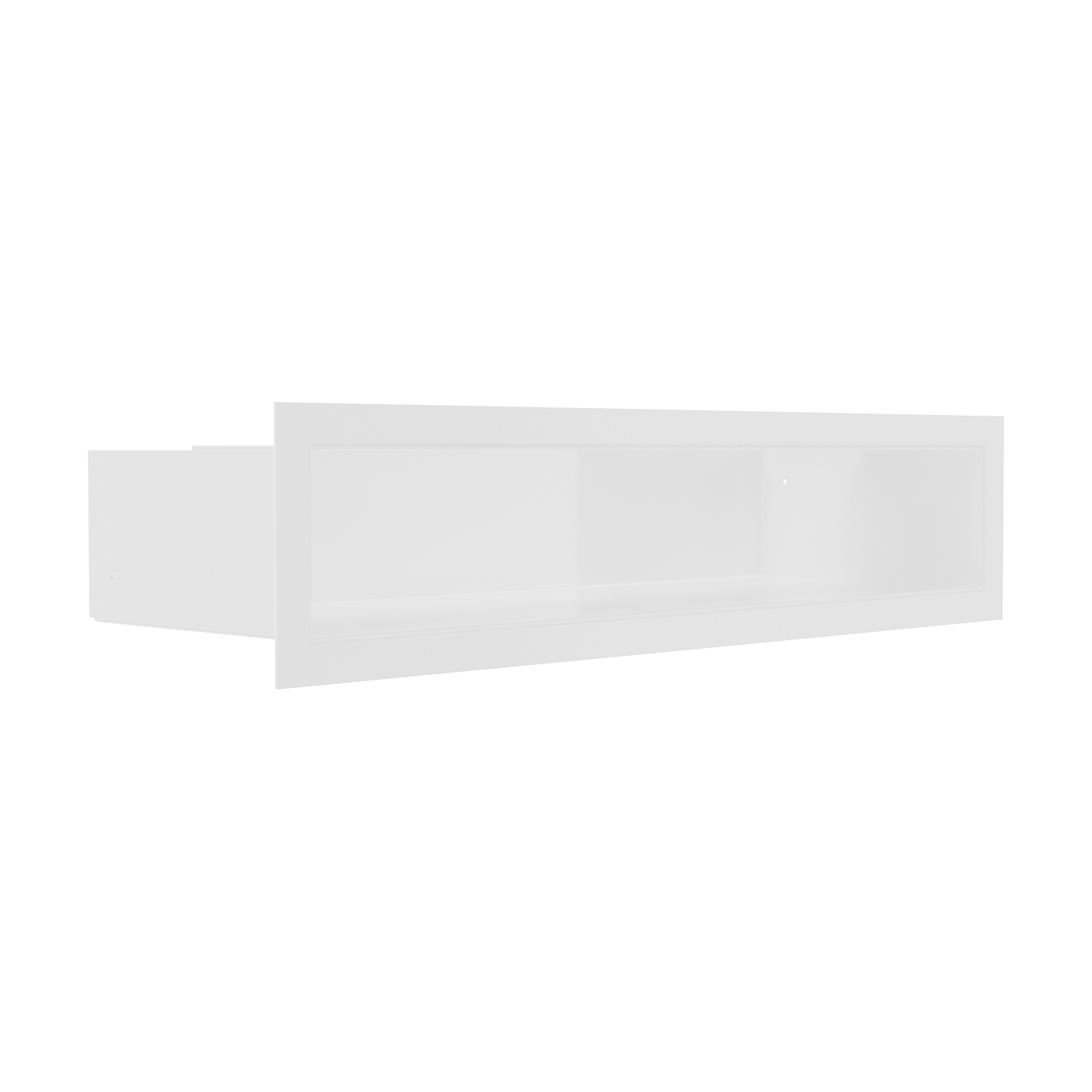 Kratki Lüftungsgitter | 90x400x128mm | weiß | LUFT/9/40/B
