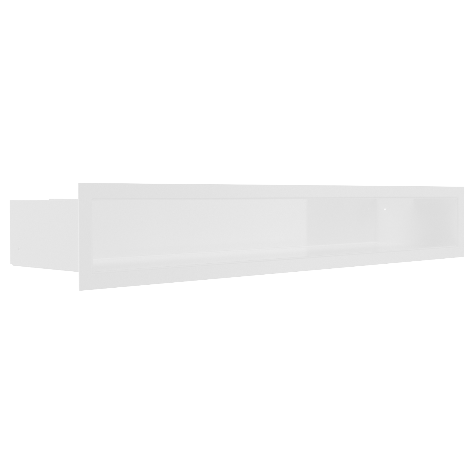 Kratki Lüftungsgitter | 90x600x128mm | weiß | LUFT/9/60/B