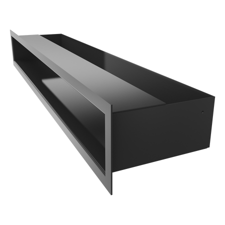 Kratki Lüftungsgitter | 90x400x128mm | schwarz | LUFT/9/40/C 