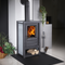 Globefire Kaminofen Holzofen Luna II L | Serpentin grau | 6 kW