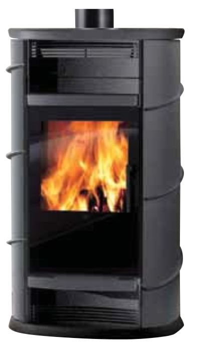 Kaminofen Lux Luftheizer 9 kW Edilkamin Warmluftofen