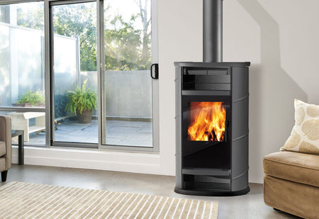Kaminofen Lux Luftheizer 9 kW Edilkamin Warmluftofen