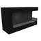 KRETZ | Biokamin MADRID P Eckscheibe rechts | 2,5 kW