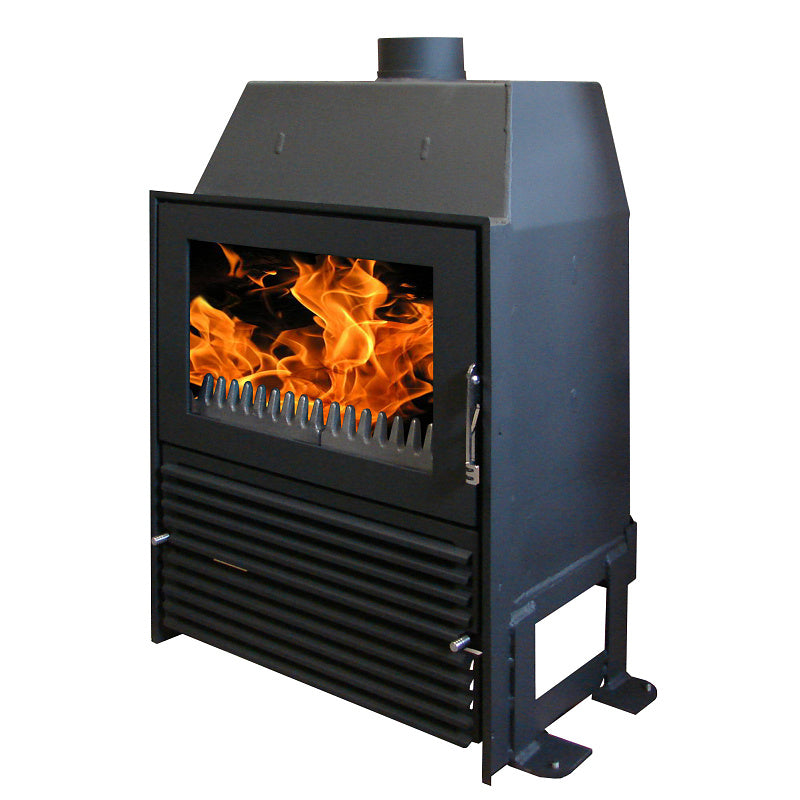 Warmwasserkamineinsatz Malaga II Long mit 4-15 kW EuroTeplo