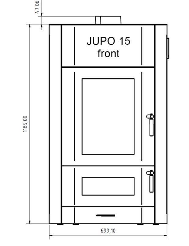 Wasser Holzvergaserofen JUPO Lohengrin Juratherm 18,5 kW Heizung-SET-2