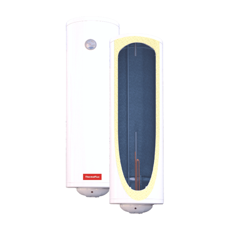 Querschnitt - ThermoFlux Elektro-Warmwasserspeicher MB Slim 80 vertikal | 2 kW